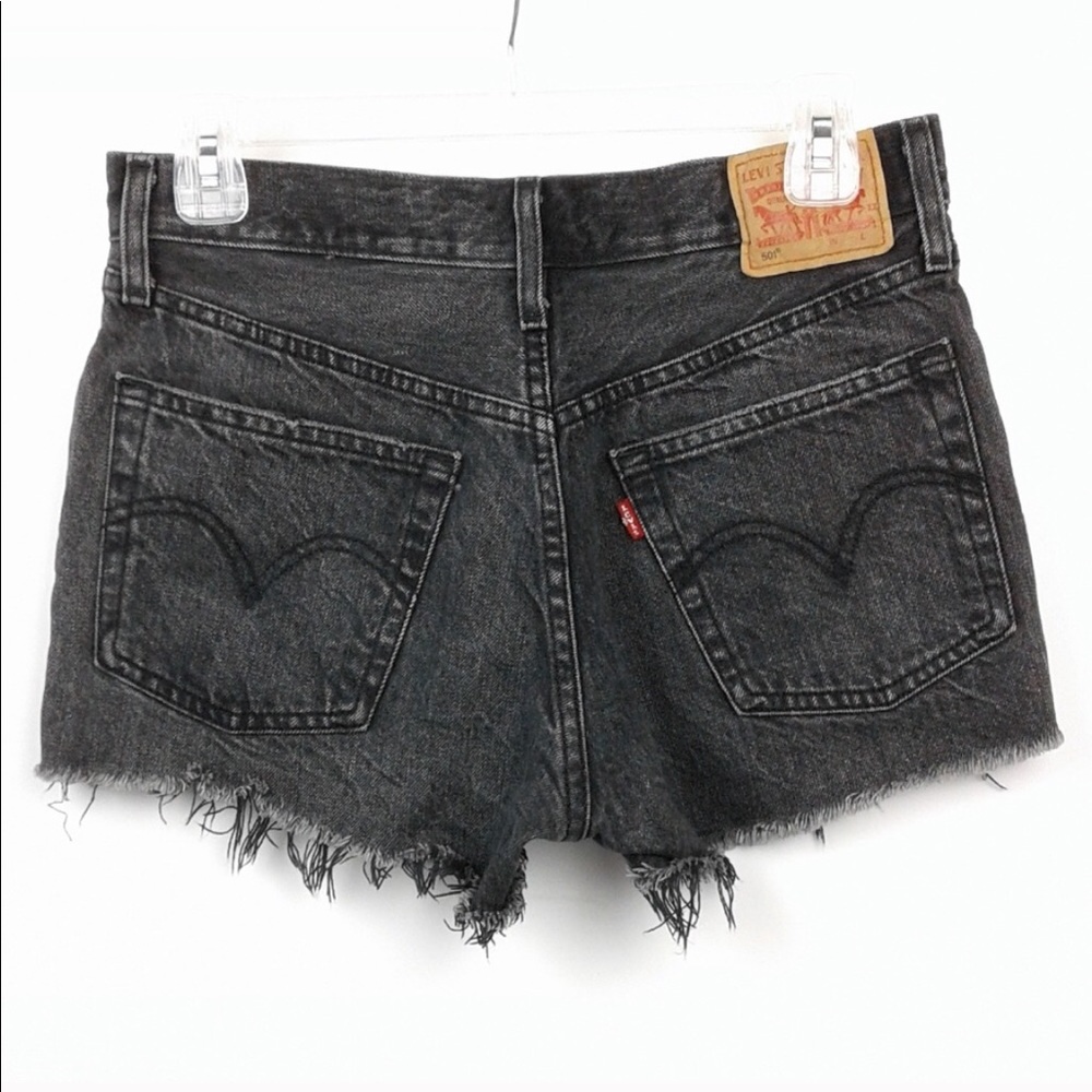 Levis button fly 501 high waisted short